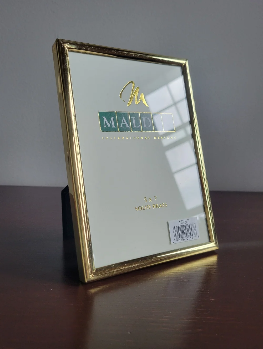 Malden Solid Brass Picture Frame, 5